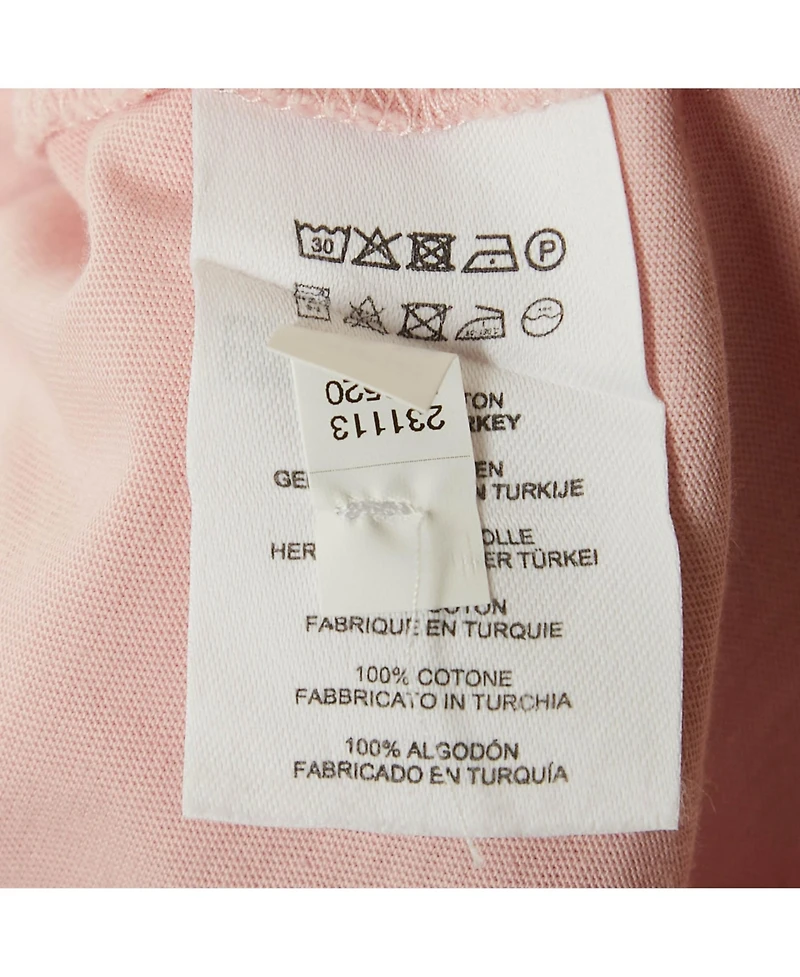 Pre-Owned Dries Van Noten Women's Pink Jersey Shirring Detail Top