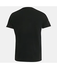 Pre-Owned Alexander Mcqueen Men's Black Graffiti Logo Printed Cotton T-Shirt