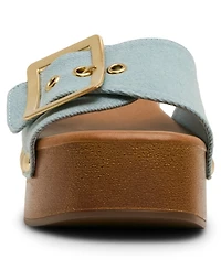 Madden Girl Woodlandd Platform Block-Heel Sandals