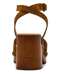 Steve Madden Women's Karsin Wooden Platform Sandals