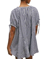 Free People Women's Farley Gingham Tunic Top