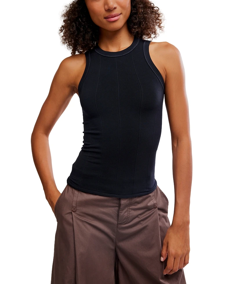 Free People Women's So Soft Seamless Crew Neck Tank Top