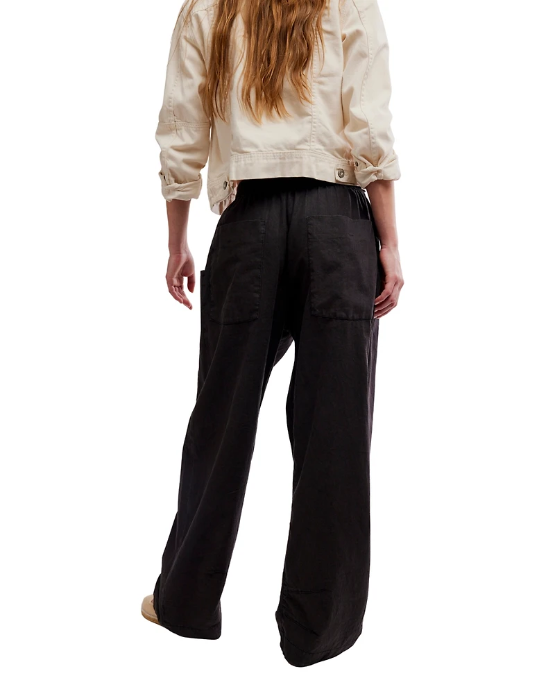 Free People Women's Chambers Laid Back Pull-On Pants