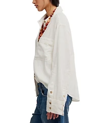 Free People Women's Laurel Button-Up Shirt