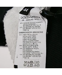 Pre-Owned Dolce & Gabbana Men's Grey James Dean Print Cotton Applique Detail Sweatshirt