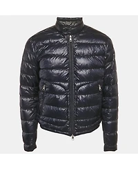 Pre-Owned Moncler Men's Navy Blue Nylon Down Puffer Jacket