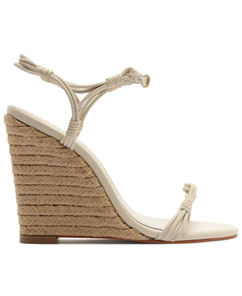 Schutz Women's Nara Round Toe Wedge Sandals
