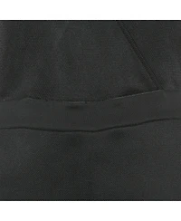 Pre-Owned Balmain Women's Black Stretch Knit Wrap Effect Jumpsuit