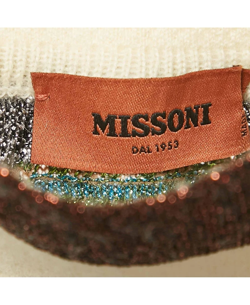 Pre-Owned Missoni Women's Multicolor Lurex Knit Mini Skirt