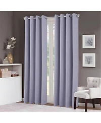 Rt Designers Collection Boden 100% Blackout Grommet Curtain Panel 54" x 90" Grey