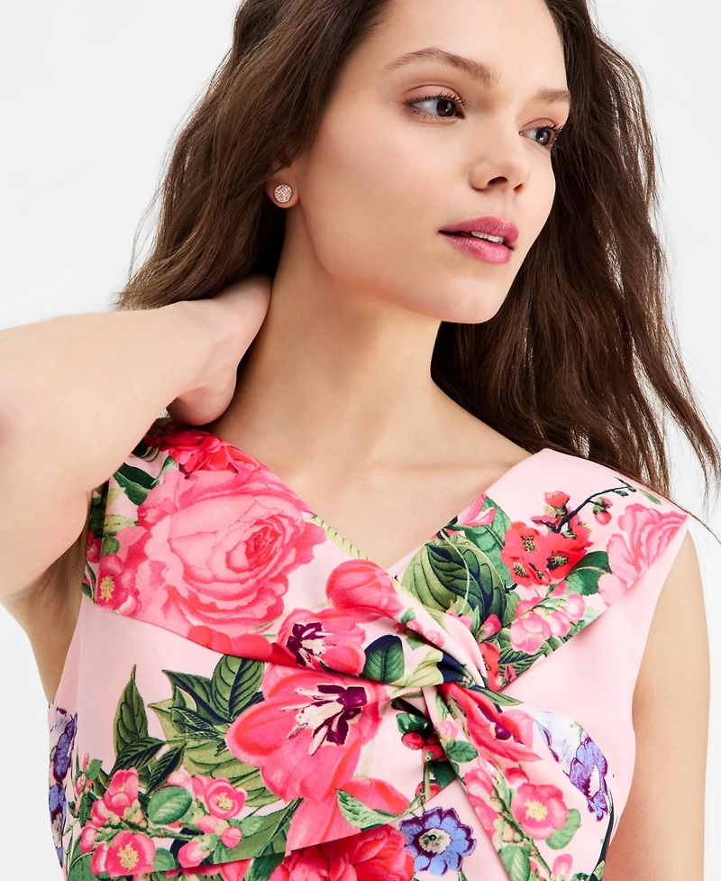 Eliza J Women's Twisted-Detail Sheath Dress