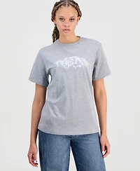 The North Face Women's Evolution Sparkle Short Sleeve Graphic Cotton T-Shirt