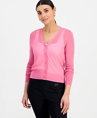 I.n.c. International Concepts Petite Button-Front Cardigan, Exclusively at Macy's