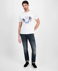 Hugo by Boss Men's Yosemite Postal Stamp Graphic Print T-Shirt