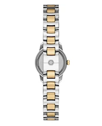 Tory Burch Women's The Miller Round Mini Quartz Two-Hand Two-Tone Stainless Steel Watch, 22mm