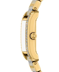 Tory Burch Women's The Eleanor Small Quartz Two-Hand Two-Tone Stainless Steel Watch, 22mm