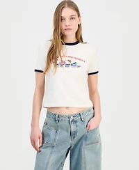 Love Tribe Juniors' Hello Kitty & Friends Ringer T-Shirt