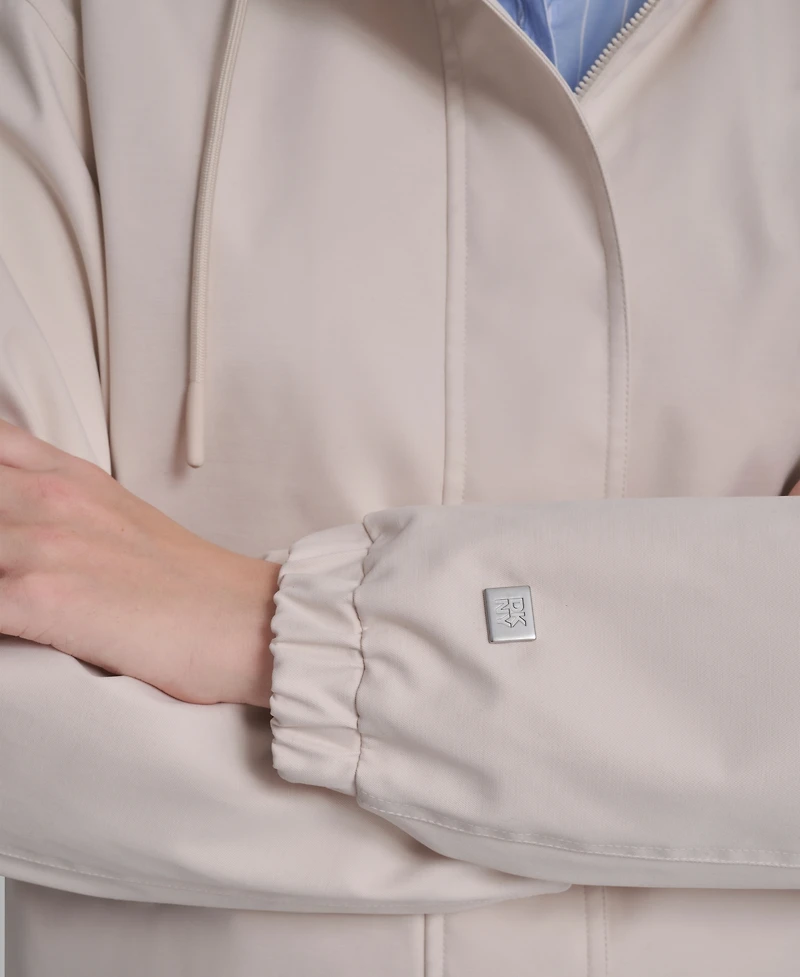 Dkny Petite Bomber Rain Coat