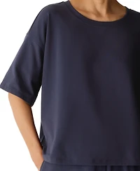 Eileen Fisher Women's Crewneck Boxy T-Shirt
