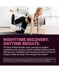 Havasu Burn & Band Reset Bundle Nighttime Fat Burner for Women with Resistance Booty Bands for Strength Training Yoga & Pilates