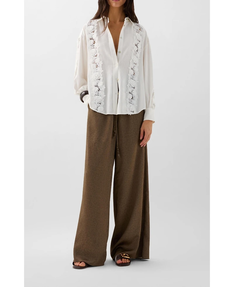 Scalpers Women's Lace Shirt