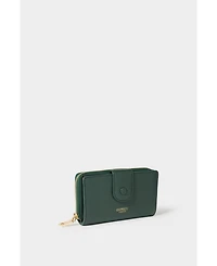 Osprey London The Core Medium Leather Popper Matinee Purse