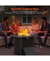 Cowsar Inch Propane Fire Pit, 50