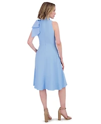 Eliza J Women's Bow Halter Midi Dress