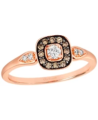 Le Vian Nude Diamond (0.13 ct. t.w.) & Chocolate Diamond (0.11 ct. t.w.) Ring in 14k Strawberry Gold