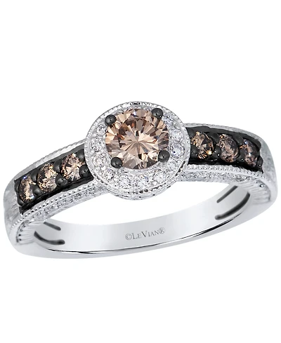 Le Vian Chocolate Diamond (0.64 ct. t.w.) & Vanilla Diamond (0.17 ct. t.w.) Ring in 14k Vanilla Gold