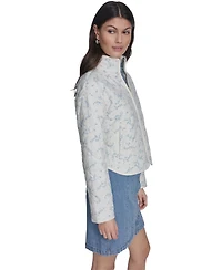 Levi's Women's Quilted Short Liner Zipper Jacket