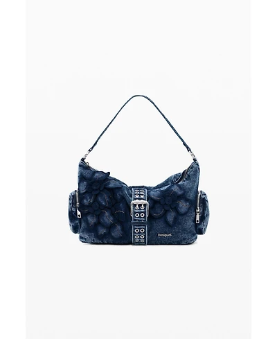 Desigual Women's Medium denim floral bag