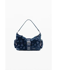 Desigual Women's Medium denim floral bag