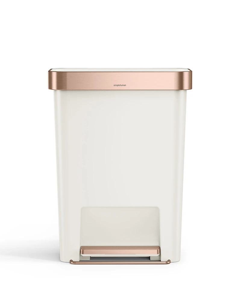 Simplehuman 45-Liters Hybrid Rectangular Step Can