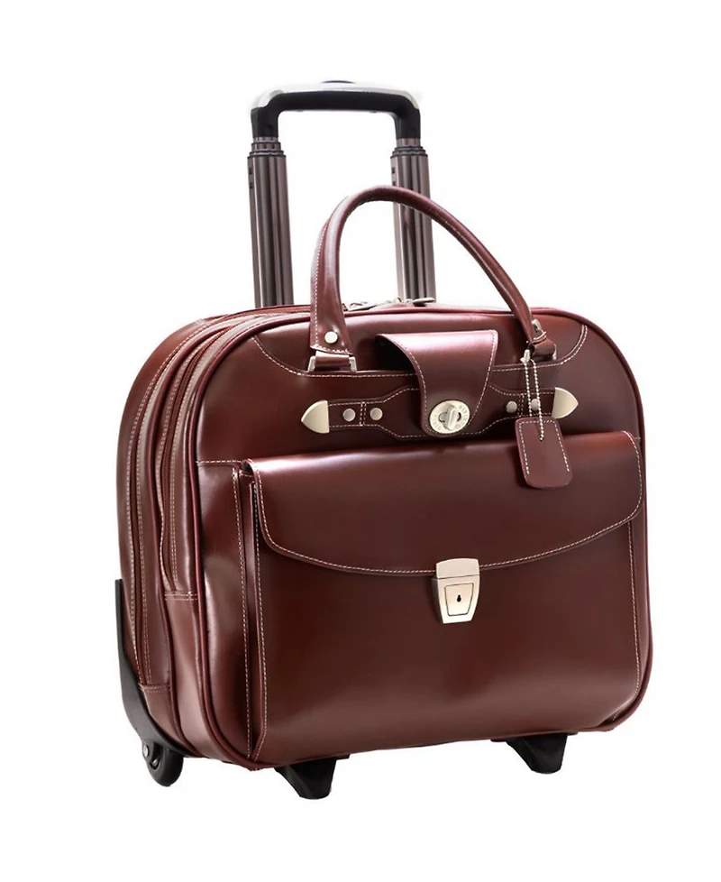 McKlein Denali 15.75" Wheeled Ladies Laptop Briefcase