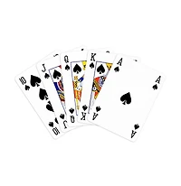 Gse Games & Sports Expert 8"x11" Super Jumbo Playing Cards, Giant Playing Cards, Oversized Extra Large Card Game for Kids & Seniors