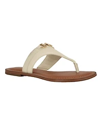 Tommy Hilfiger Women's Goldiea Ornamented Slip-On Flat Sandals