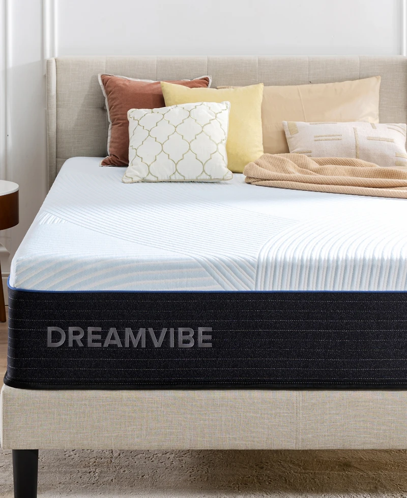 Zinus DreamVibe Deluxe 13" Hybrid Medium Plush Tight Top Mattress in a Box, Queen