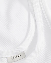 On 34th Women's Double Scoop-Neck Layering Tank Top, Macy's Exclusive