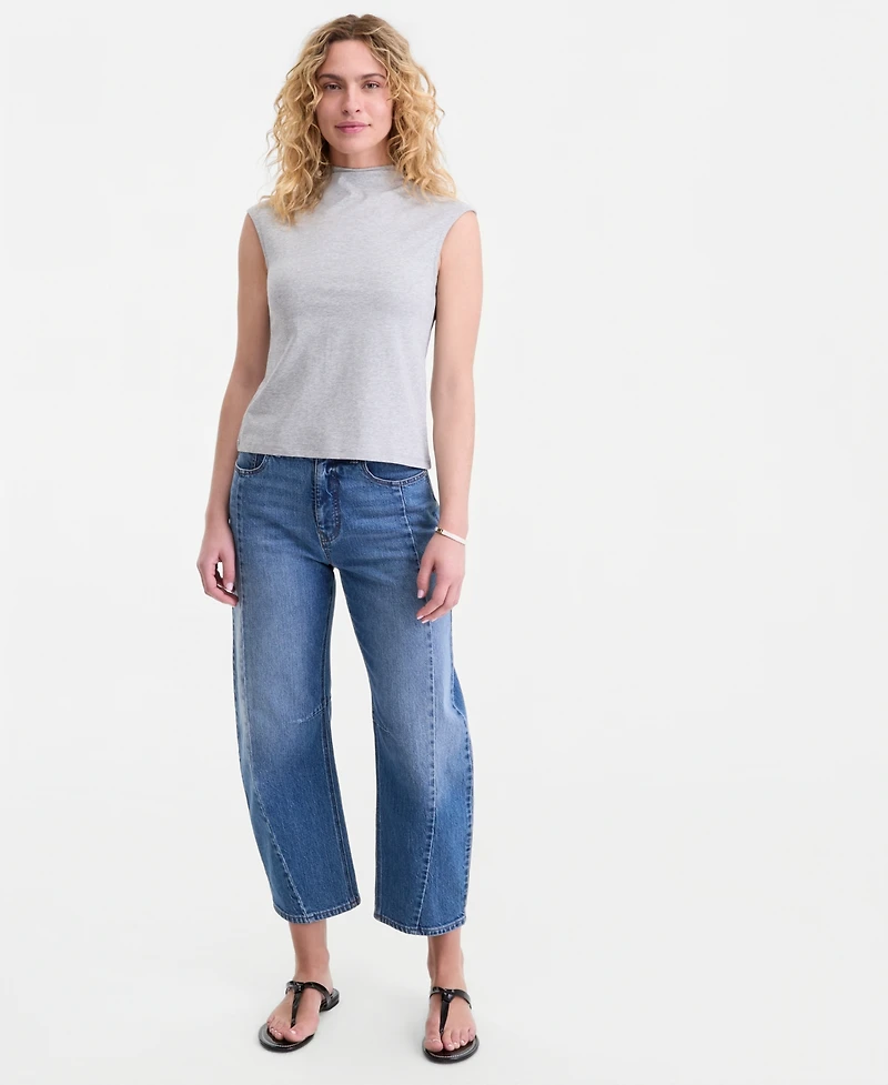 On 34th Women's Funnel Neck Sleeveless T-Shirt, Macy's Exclusive