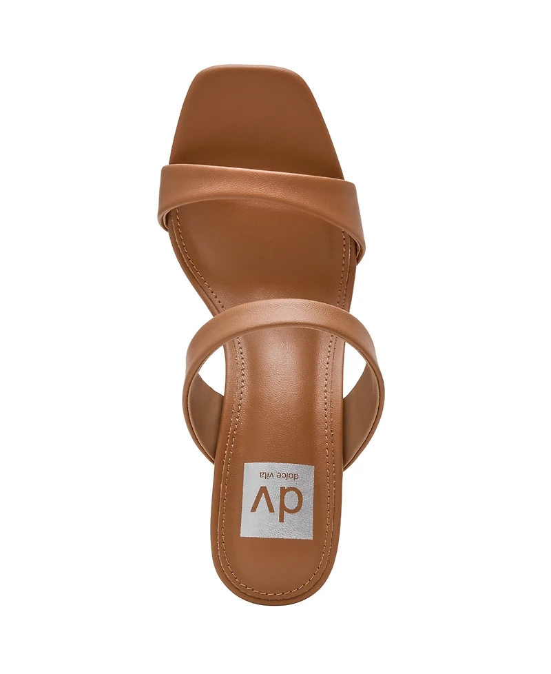Dv Dolce Vita Women's Veniss Two-Band Blade Heel Dress Sandals