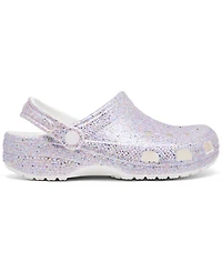 Crocs Big Girls Glitter Classic Clogs from Finish Line
