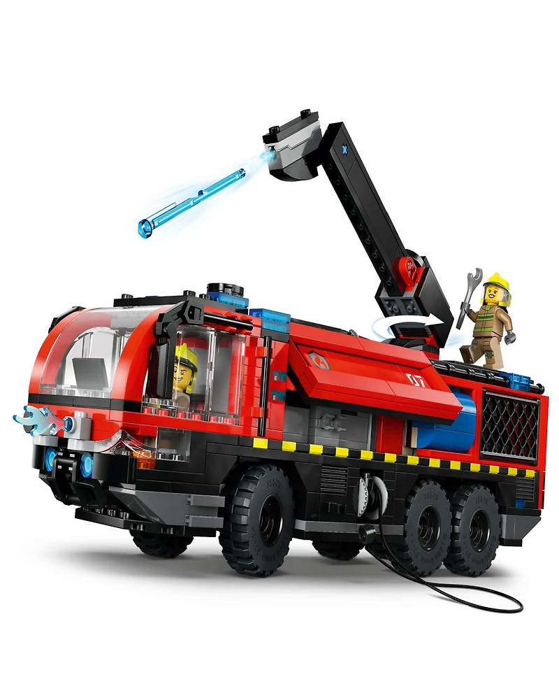 Lego City Airport Fire Truck Toy Building Set 60499, 691 Pieces