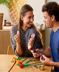 Lego Botanicals Tulip Bouquet Flower Decor Building Kit 11501, 576 Pieces