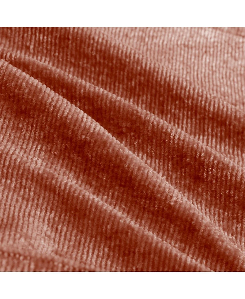 Streamdale Furniture Streamlined Deep Seat Modular 3-Seat Boneless Sofa with French Edge Piping, Red Velvet