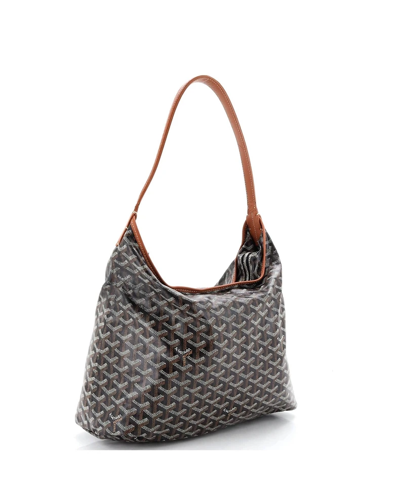 Pre-Owned Goyard Boheme Hobo Coated Canvas