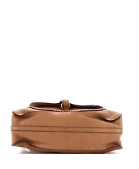 Pre-Owned Chloe Medium Marcie Braided Satchel Leather