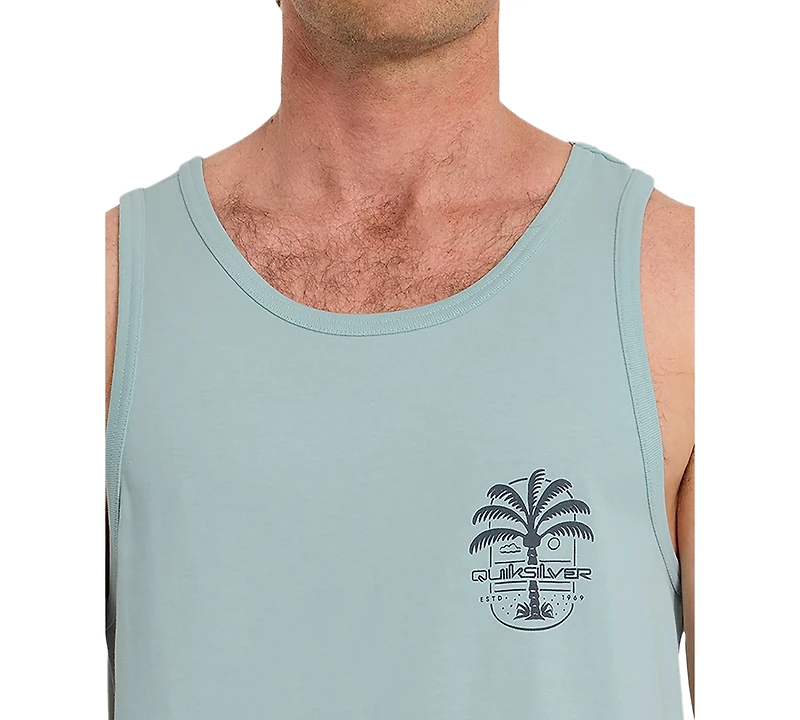 Quiksilver Men's Uno Palm Crewneck Tank T-Shirt