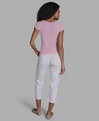 Bcbg Women's Sweetheart Neck Slim Fit Top