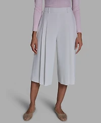 Bcbg Women's High-Rise Pleated Culotte Pants